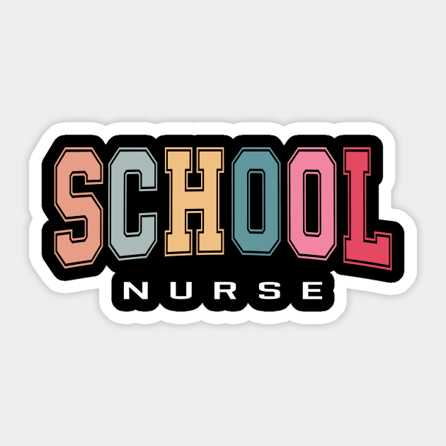 School Nurse Nursing School Student Nurse In Progress Sticker by Flow-designs